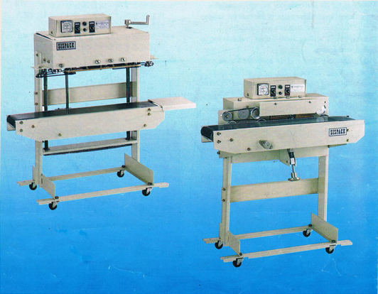 Continuous Band Sealer, SISPACK, Packing Machine, Horizontal & Vertical Band Sealer