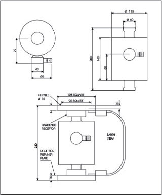 MPC Series, Stainless Steel, Compression Load Cell