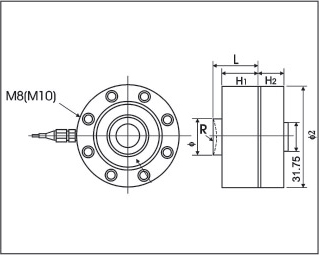 MPD Series, High Grade Tool Steel, Low Profile Disk Load Cells