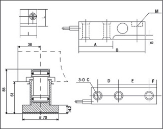 MXL Series, Tool Steel, Cantilever Beam Load Cells