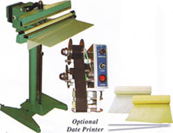Step Impulse Sealer, Packing Sealer Series, Optional Data Printer
